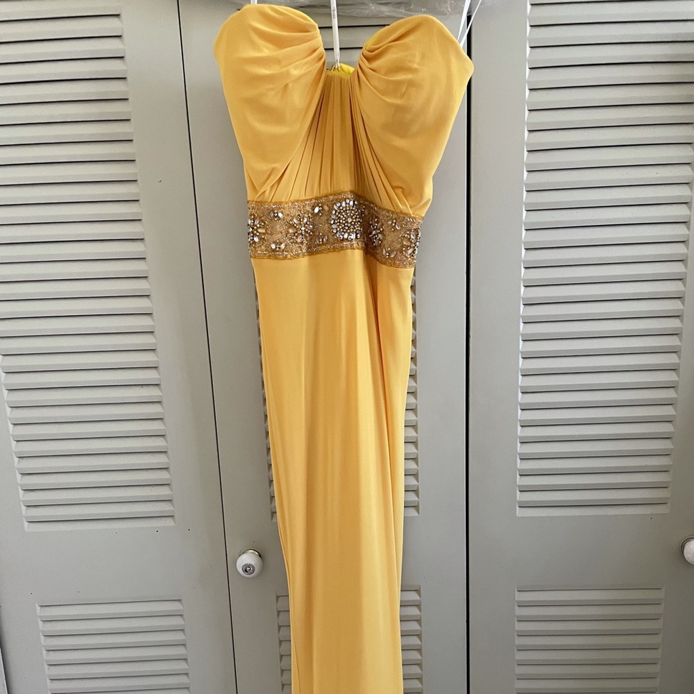 Strapless Evening Dress